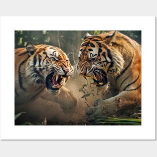 Tiger Animal Nature Majestic Wilderness Posters and Art